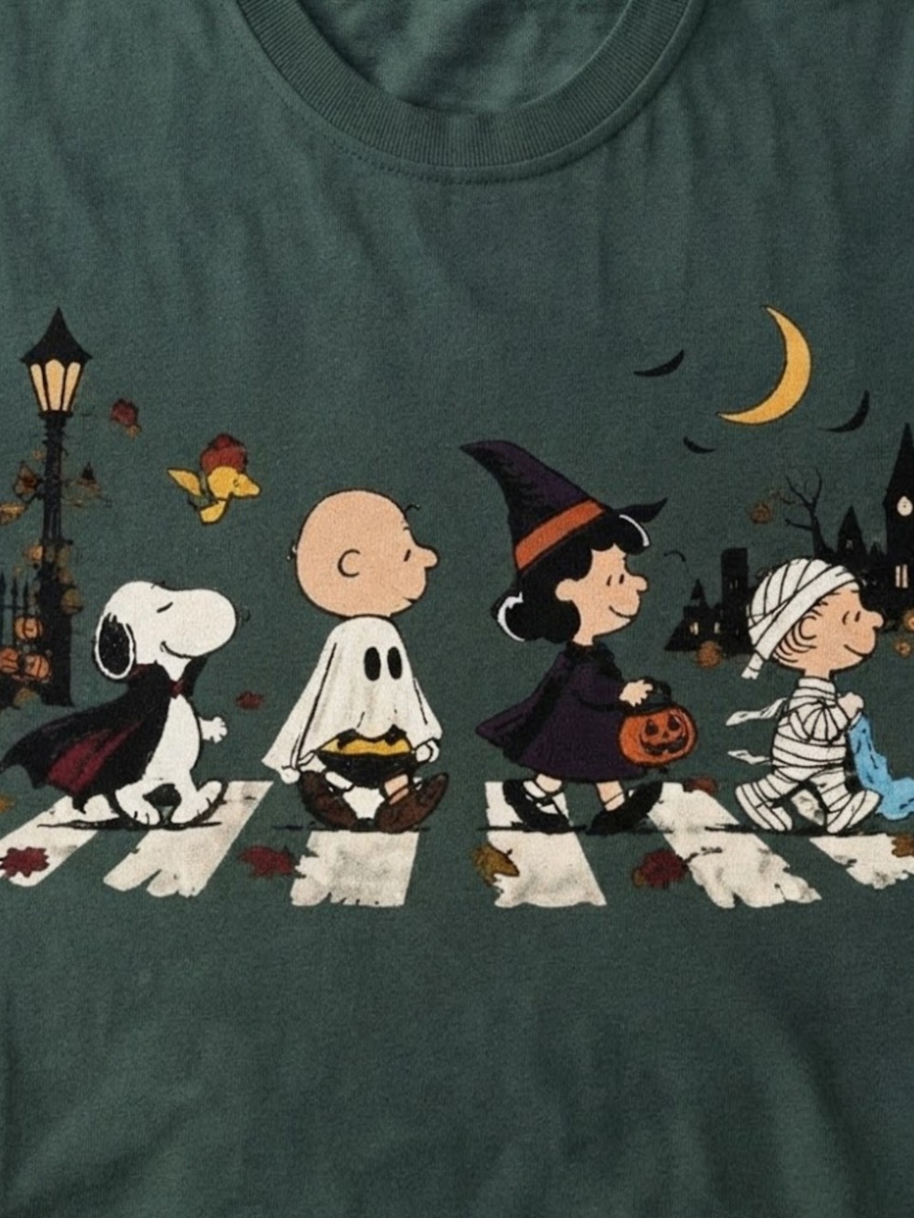 Halloween Costume Squad Street Walk Spooky Dark Gildan T-Shirt - Picture 2 of 3